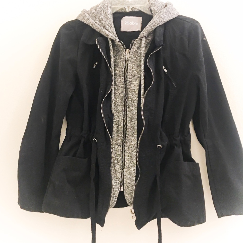 Black Anorak Military Jacket